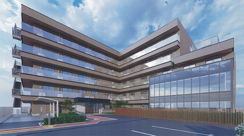 ニチイホーム溝の口の外観